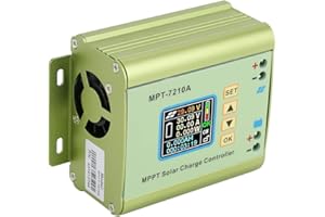 JEANOKO MPT-7210A Aluminum Alloy LCD Display MPPT Solar Panel Charge Controller Charge Controller for Battery
