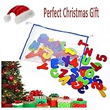 Badespielzeug – Bade Buchstaben und Zahlen mit Badezimmer Spielzeug Organizer. Das Beste Lehrreiche Badespielzeug mit Hochwertigem Badezimmer Spielzeug Organizer und Ungiftigen BPA-freuen Schaumstoff Buchstaben. Das Perfekte Geschenk! - 3