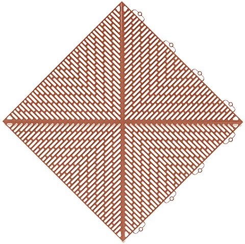 Per m2 - Lifestyle Indoor/Outdoor Tiles (Weatherproof) - For Balcony, Garden, Decking, Patio, Garages, Swimming Pool, Home, Hot Tub - Many Colours Available! (Terracotta)