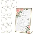Expositor A5-L De Plástico ABS - Pack De 6 Unidades, Negro, Ideal Para Menús, Tarjetas O Fotos En Restaurantes, Tiendas U Oficinas