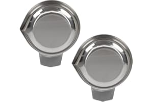 Operitacx Stainless Steel Diamond Scale Plate 3 Inch Weighing Pan for Digital Scale Powder Measurement Laboratory Use