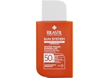 Rilastil Sun System Water Touch Superfluid SPF50, Fluido Solare Viso Idratante e Antiossidante, 50ml