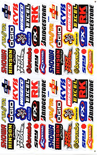Sponsors Hoja Racing Decal Sticker Tuning Racing Tamaño: 27 x 18 cm p