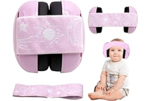 EBKCQ Casque Anti Bruit Protège-oreilles, Casque Anti Bruit Bebe, Réglable et Confortable, Cache-oreilles réglable silencieux, Améliore le Sommeil -Fêtes - Voyage - Cadeau de Naissance