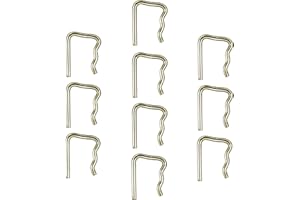 DEFIYEAR 10PCS Rail Injector Leak Off Retaining Clips, Leak Off Pipe Clips, Common Injector Leak Seal Clamp for Ford Peugeot Citroen VW Jaguar, Fuel Pipe Kit for Injector Maintenance and Repair