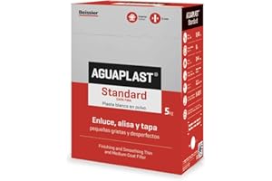 OKOIUM AGUAPLAST 5448B7 Standard Plaste blanco en polvo para grietas, 5 Kg