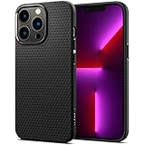 Spigen Liquid Air Hülle Kompatibel mit iPhone 13 Pro -Matte Black