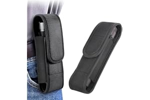 COMIOKE Funda para Linterna, Funda de Nailon para Linterna Táctica, Bolsa Táctica, Bolsa LED con Estuche para Caza, Camping y Senderismo al Aire Libre