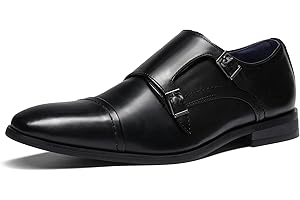 Bruno Marc Men's Dress Loafer Shoes Monk Strap Slip On Loafers