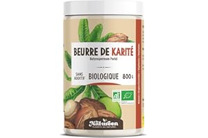 PLANÈTE AU NATUREL Bio-Sheabutter AB 800 g – Lebensmittelqualität – 100% pflanzlich – ohne Zusatzstoffe – Haar – Körper – Gesicht – rein – vegan