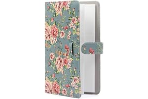 Berfea Mini album photo 3 pouces 96 pochettes pour Fujifilm Instax Mini 12 11 9 8 8+ 25 7s 50 90 Polaroid Snap/Zip/Z2300/PIC-300, HP Sprocket, Kodak Mini 3 pouces Rose 2