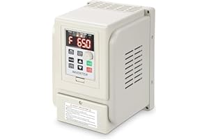 Jadeshay Inverter per Motori 2.2 KW Inverter di Frequenza AC Regolatore Velocita Motori 220V Convertitore VFD Inverter Monofase,Ingresso Monofase Uscita Trifase con Protezione da Sovraccarico