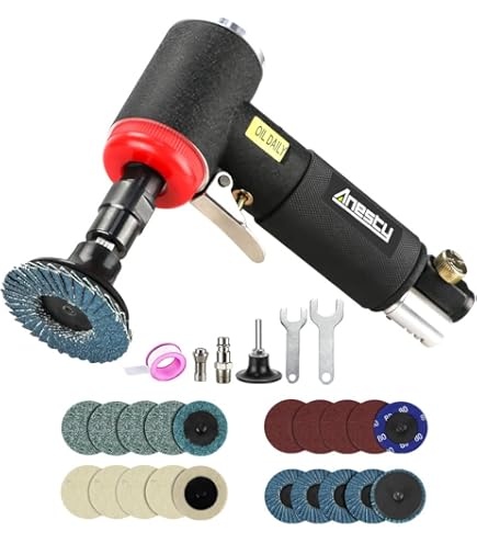 Kit Mini Trapano Ad Aria Compressa 15 Pezzi - Per Modellismo E Lavori Di Precisione - Foto 2