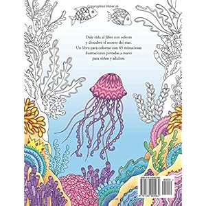 El Secreto del Mar: Busca los tesoros del barco hundido. Un libro para colorear para niños y adultos.