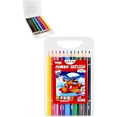 Fatih Kuru Boya Jumbo 12 Renk &Ccedil;antalı Set | 12 Renk, Jumbo Boy, &Ccedil;antalı Set, Kuru Boya