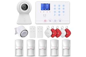 WOLF GUARD Wolf-Guard W4Q-K2 WiFi Sistema de Alarma para el Hogar con Cámara, App Control Remoto, 4G