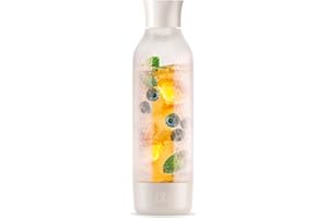 ‎ISI ISI Twist'n Sparkle Virtuoso Zusatzflasche Wassersprudler 0.95L – Ersatzflasche Soda Maker für Sprudelwasser, Säfte & Cocktails – Wasser Sprudler & Soda Maker Zubehör Flasche