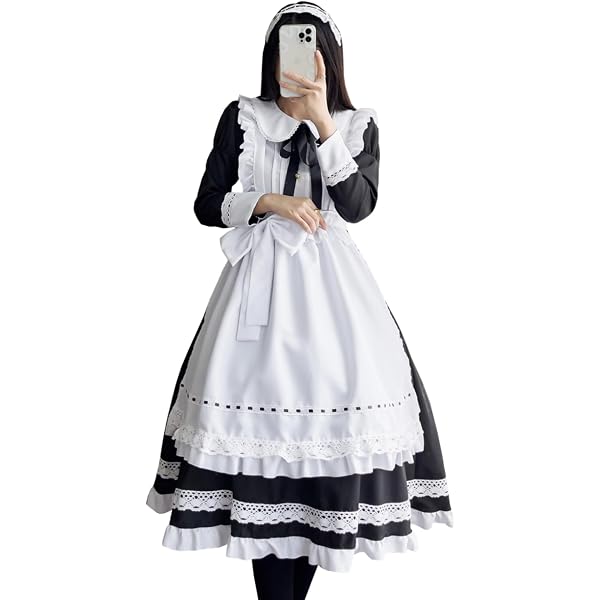 Andrea Moden Stubenmädchen-Kostüm | Kleid Mit Schürze, Größe 40/42 | Für Karneval, Mottoparty & Cosplay