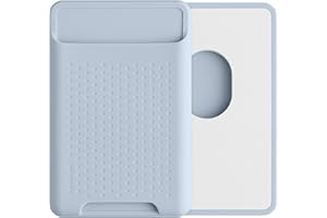 kwmobile Etui na karty kompatybilne z Apple iPhone 16/15 / 14/13 / 12 Series - magnetyczne etui na karty - kompatybilne z MagSafe - jasnoniebieski