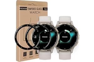 Carantee Schutzfolie für Panzerglas für Garmin Venu 3s, 2 Stück Anti Kratzer Schutzglas, Keine Blasen, Sensitive Touch, Anti-Öl, Anti-Staub, Hoch Definition Garmin Venu 3s Displayschutzfolie