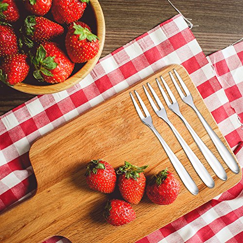 Obstmesser Melonenschneider mit 4 Obstgabeln Edelstahl FOXAS Watermelon Slicer - 6