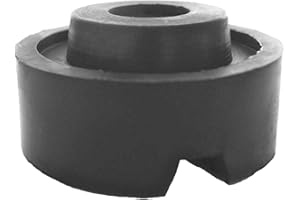 UNBEKANNT Gummiauflage viele Größen für Wagenheber Hebebühnen Rangierwagenheber Unterstellbock Gummiklotz universal Gummiblock für KFZ PKW SUV Reifenwechsel Werkstatt Schutz Auto (65x33 V-Nut+Waffel+Nippel)