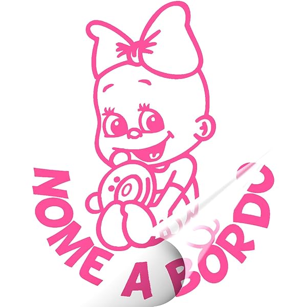 Adesivo Baby On Board Per Auto - 2 Pezzi In Vinile Impermeabile - Foto 8