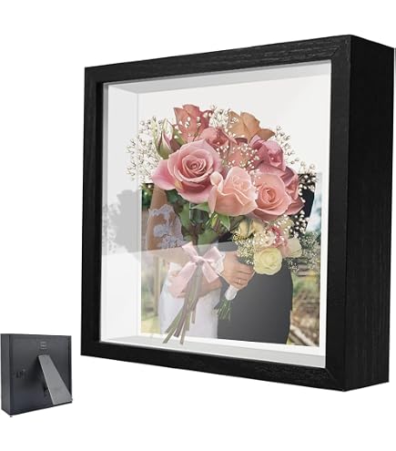 Tiefer Bilderrahmen Zum Befüllen 25x25 Cm – 3 Cm Tief, Mit Acrylplatte, Für 3D-Dekorationen