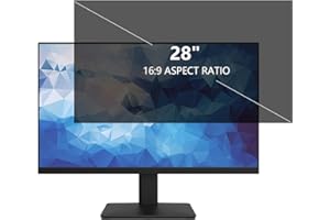 Koelaa Filtro Schermo Privacy da 28 Pollici, Protezione per Schermo Privacy Anti Luce Blu/Antiriflesso/Anti UV, per Computer, Pellicola Protettiva Rimovibile-28" (16:9)