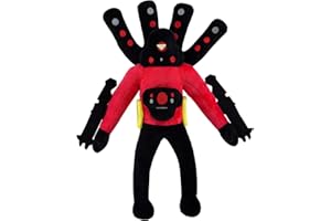 VISKEE Skybidy Toilet Plus, NEW Skibidi Toilet Cartoon Plush Doll, Skibidi Toilet Toy, Stuffed Skibidi Toilet Plush Figure, Titan Speakerman Stuffed Toys, Plüschtier Kuscheltier für Spielfans