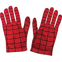 RUBIE'S Officiella kostymtillbehör, Spidermans-handskar, för barn, en storlek, röd