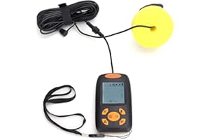 BANAPOY Fishfinder, Ecoscandagli Portatili per Pesci, Attrezzatura da Pesca Attrezzatura per Pescatore Amante Della Pesca, Sensore Ecoscandaglio per Barche, Regali di Pesca per Uomini, Regalo per La Festa