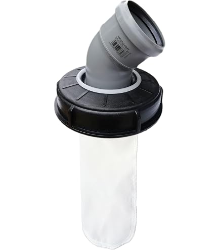 Bradas IBC Tankverbinder – Mit Innengewinde S60x6 & Schlauchanschluss 1 Zoll, Blau