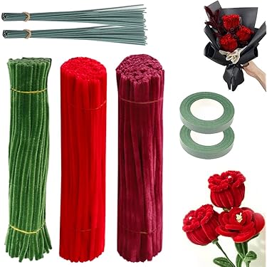 TROGN Kit De Cure-pipes Pour Sapin De Noël Fait à La Main - Décorations De Noël