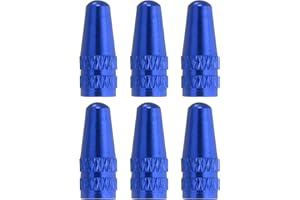 sourcing map Bike Valve Caps Anodized Aluminum Road Bicycle Air Tire Valve Caps Dust Caps for MTB Road Racing