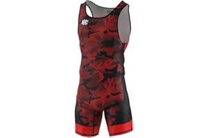 Extreme Hobby Justaucorps de Lutte pour Hommes Havoc Combinaison de Lutte Professionnelle, vêtement de Lutte, Singlet de Lutte pour Hommes