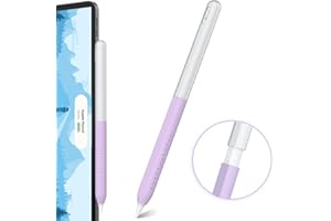 NIUTRENDZ Coque pour Apple Pencil 2e Génération Ultra Fine Accessoires Translucide Design Duotone Compatible avec Charge Magnétique et Robinet Double