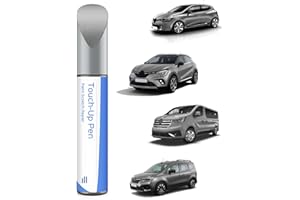 PARTS4EV KQA Gris Highland Peinture de Retouche Métallique Gris Métallisé pour Renault Correspondance exacte - Réparation des rayures et écailles