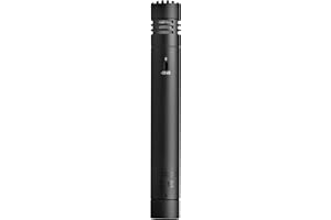 AKG P170 Microfono a condensatore per strumenti ad alte prestazioni, corpo robusto in metallo, design versatile, pad di attenuazione commutabile - Nero
