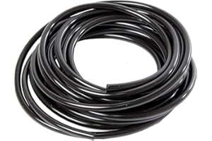 Hydrofarm COTBDR Active Air drilled 1/4" CO2 tubing, 100', Black