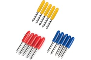 TUONAI 15Pcs 30 45 60 Degree Cutter Blades for Summa Cutter Plotter