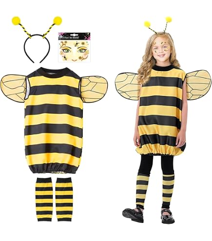 Atosa Costume Ape Per Bambino 5-6 Anni – Vestito Di Carnevale