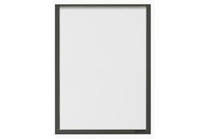 DURABLE - Pochette d'affichage magnétique A4 - Repositionnable - Facile à fixer - Sachet de 5 pièces - Gris anthracite - 400757