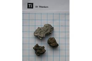SNAUCKE ELEMENTS 10 g 99,9% Titan-Metall-Nuggets – Pure Element 22 Probe
