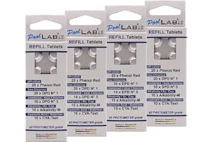 OPTI-POOL Réactifs testeur électronique photomètre PoolLab 1.0 et 2.0