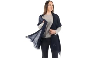 DALLE PIANE CASHMERE - Pashmina 100% cashmere - Made in Italy - Donna, Taglia unica