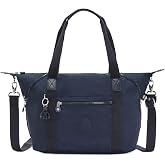 Kipling Art Large Lightweight Tote Bag with Zipper Closure and Adjustable Strap