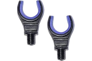 LIDSTERS FISHING SUPPLIES Lidsters Carp Fishing Blue U Rest Butt Pod Rod Rests Foam Grip Light Weight