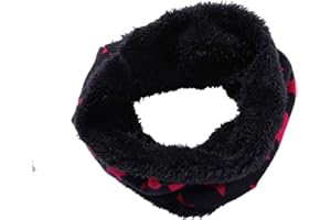 ZUMUii Butterme Forro Polar de Felpa Unisex de Invierno Forro Polar Pañuelo de Cuello Estrella Bufanda de Cuello Estampado