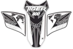 Paraserbatoio.it 3D effect adhesive resin tank protector for motorcycle compatible with TRIUMPH Tiger 800 2010 17 v3